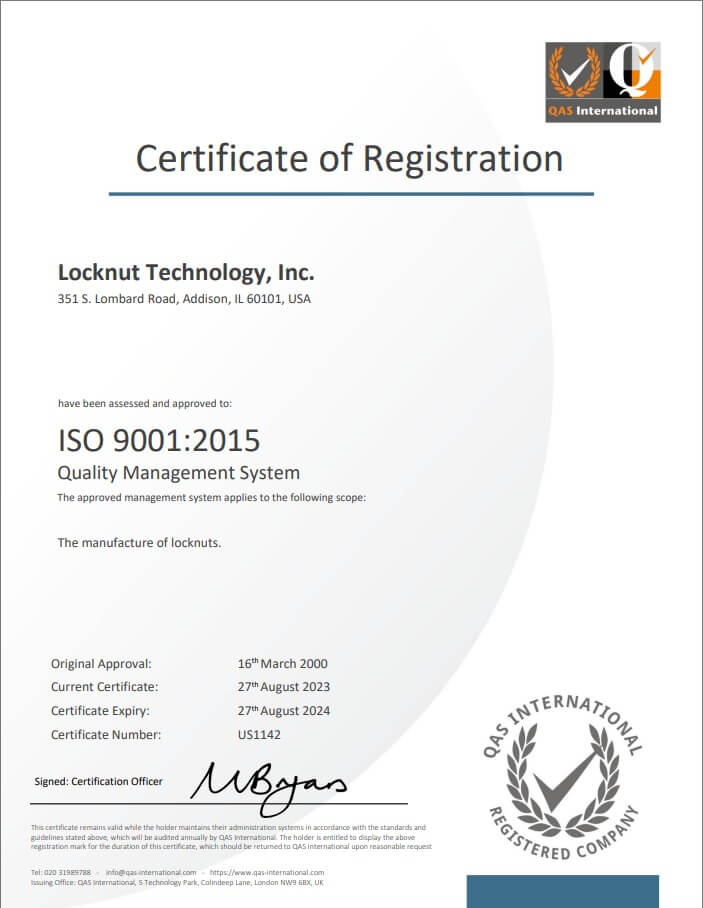 ISO 9001 Registered-Firm